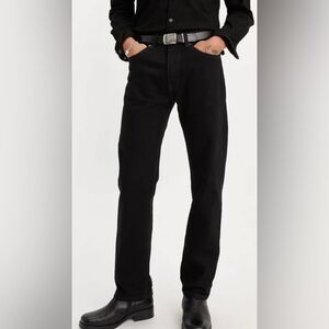 Black Levi’s 504 Men’s Straight Fit Jeans. Size: W34 L34
